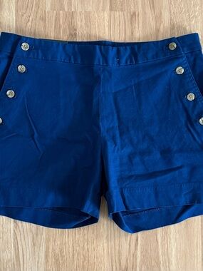 NEW Banana Republic High Waist Sailor Shorts - Navy Blue - Size 8